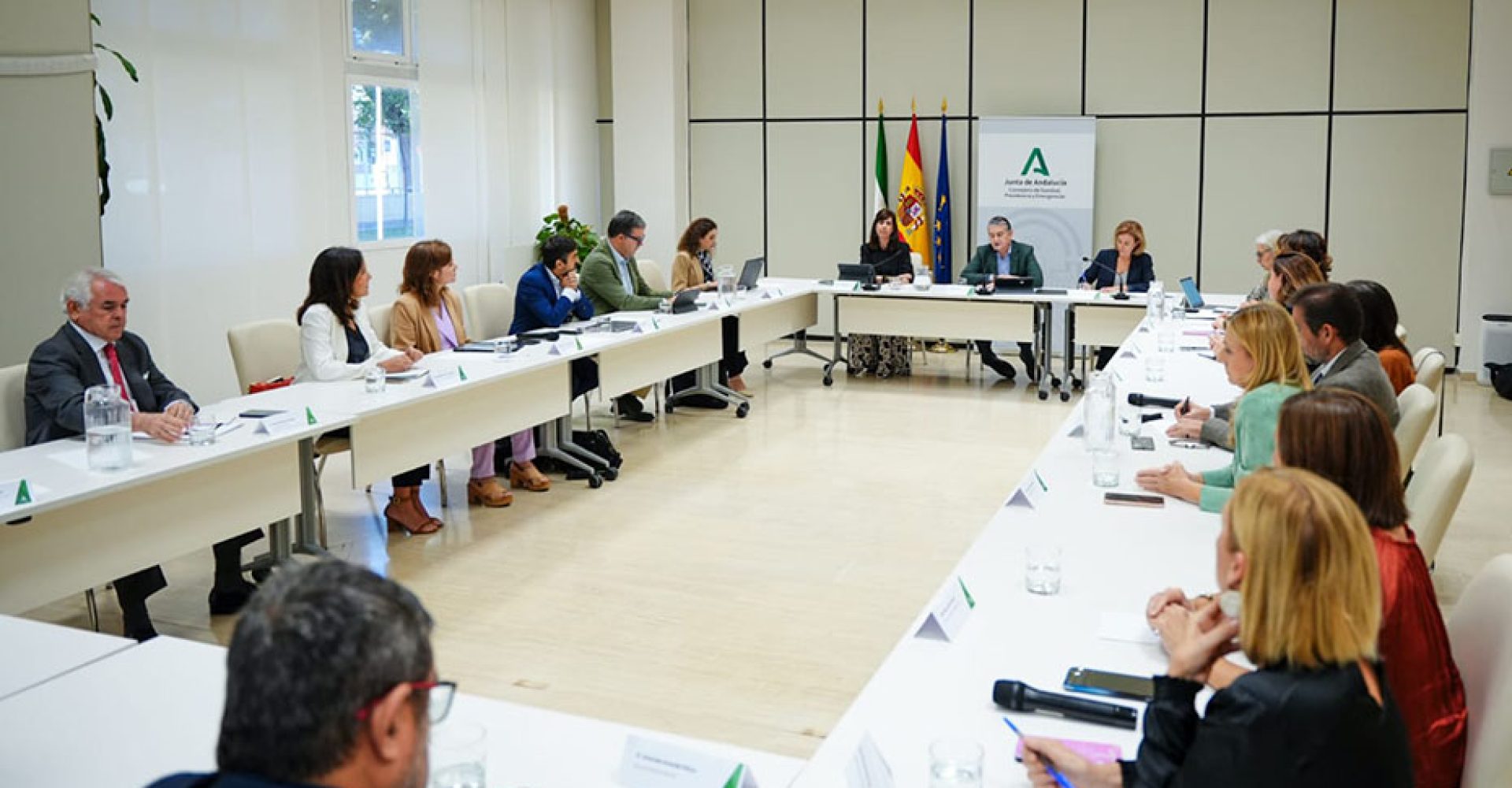 El consejero de Sanidad, Antonio Sanz, preside la constitución de la Comisión de Participación y Seguimiento del Plan de Acción del Cribado de Cáncer de Mama.