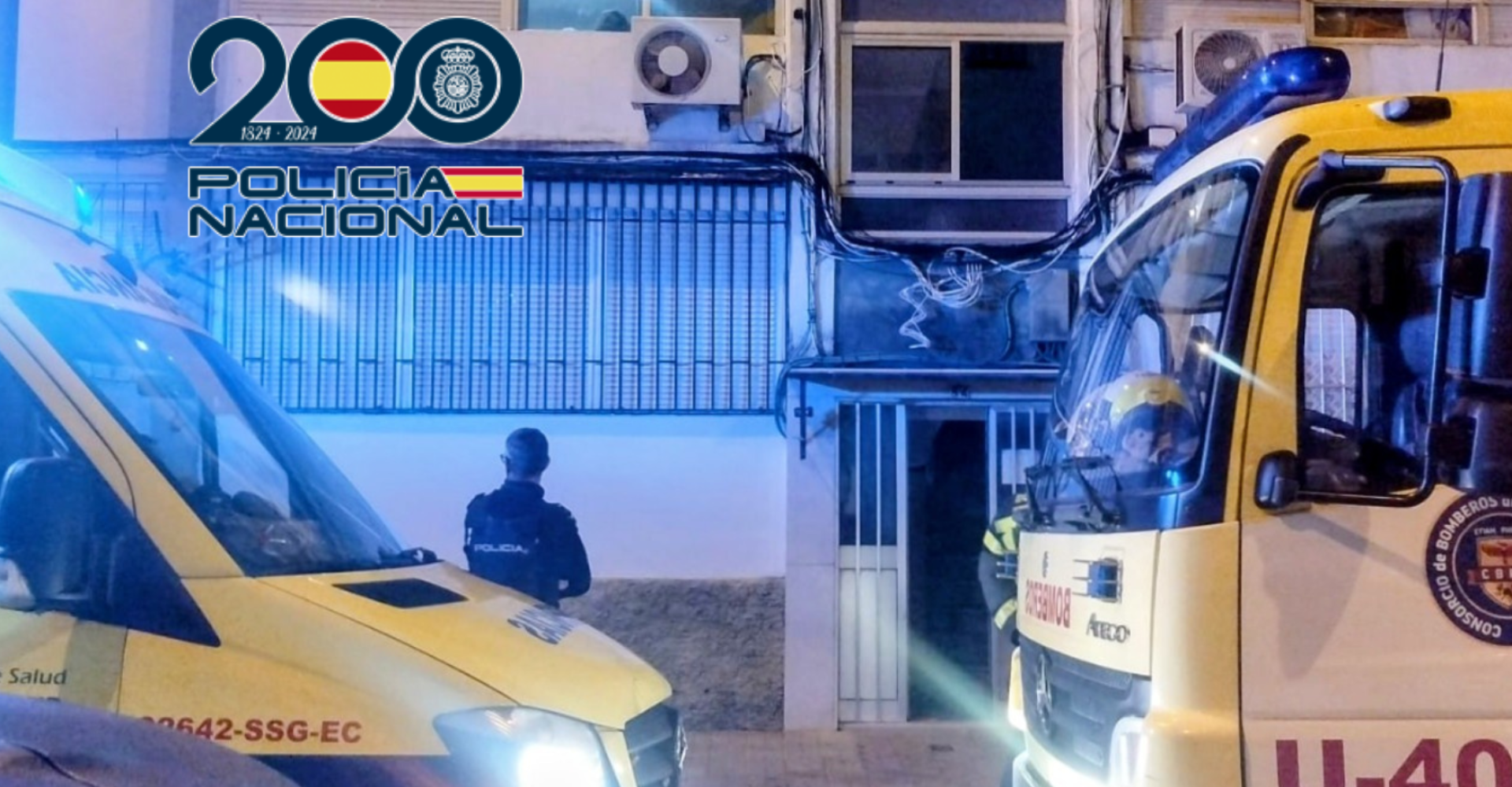 2025-12-10x CPCA-GABPREN Nota de prensa La Policía Nacional rescata a cuatro miembros de una misma familia afectados por una combustión de gas