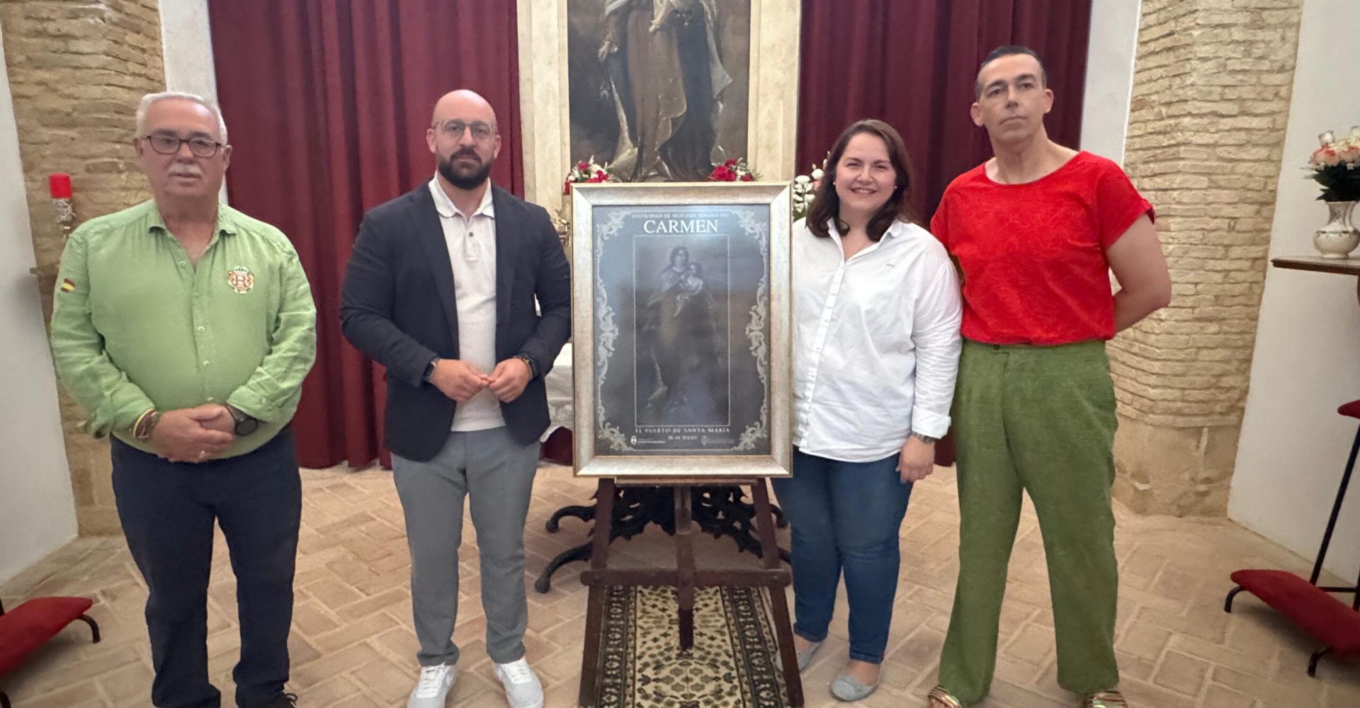 2025.06.26 FOTO PRESENTACIÓN CARTEL FESTIVIDAD DEL CARMEN