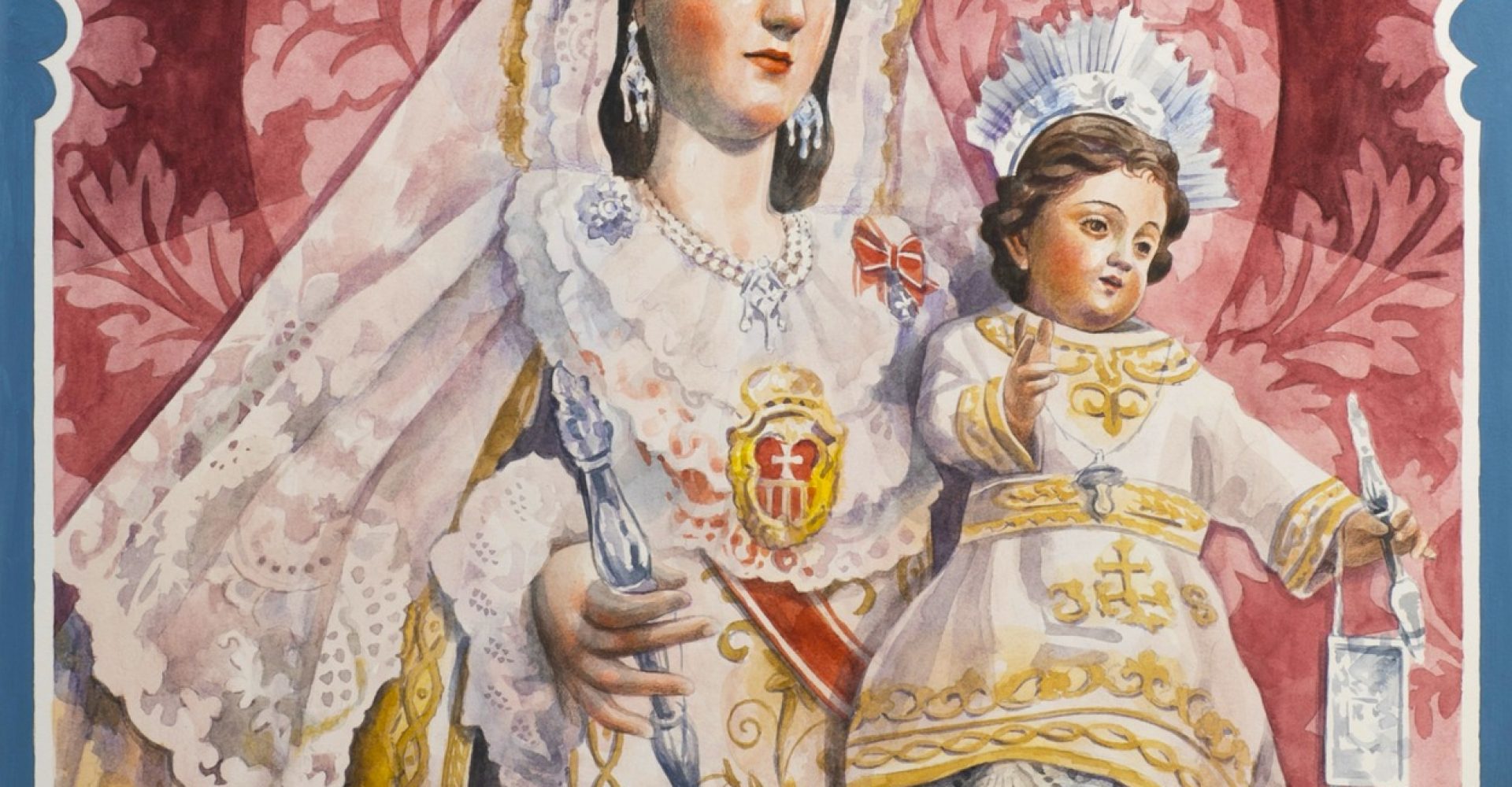 Cartel Ntra. Sra. de las Mercedes San Fernando 2025.