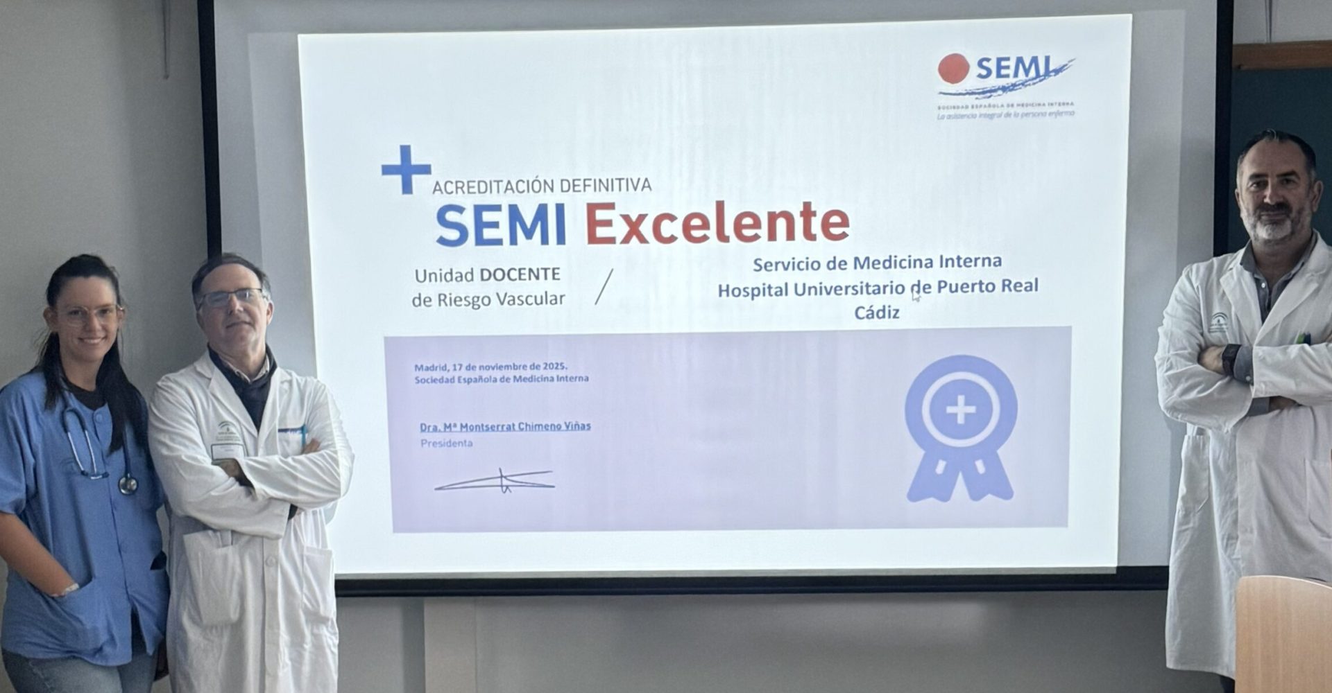 Acreditación SEMI HUPR dic 25