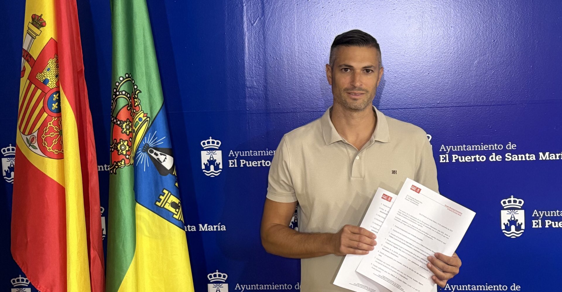 Ángel González,  portavoz socialista en El Puerto de Santa María.
