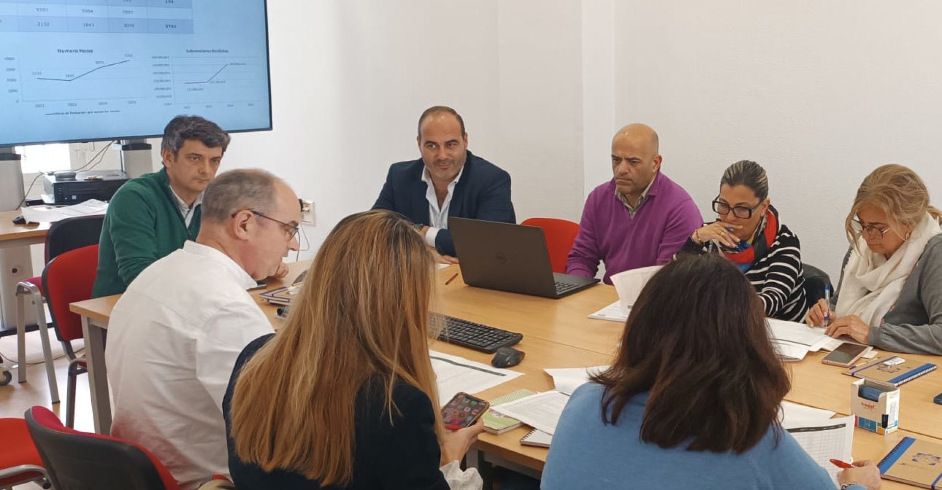 Antonio Aragon en la presentacion del plan de formacion continua