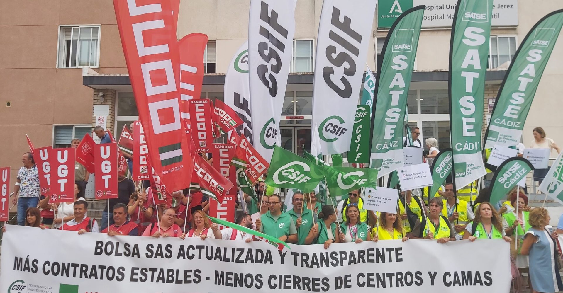 Cádiz 10072025 Concentración bolsa SAS