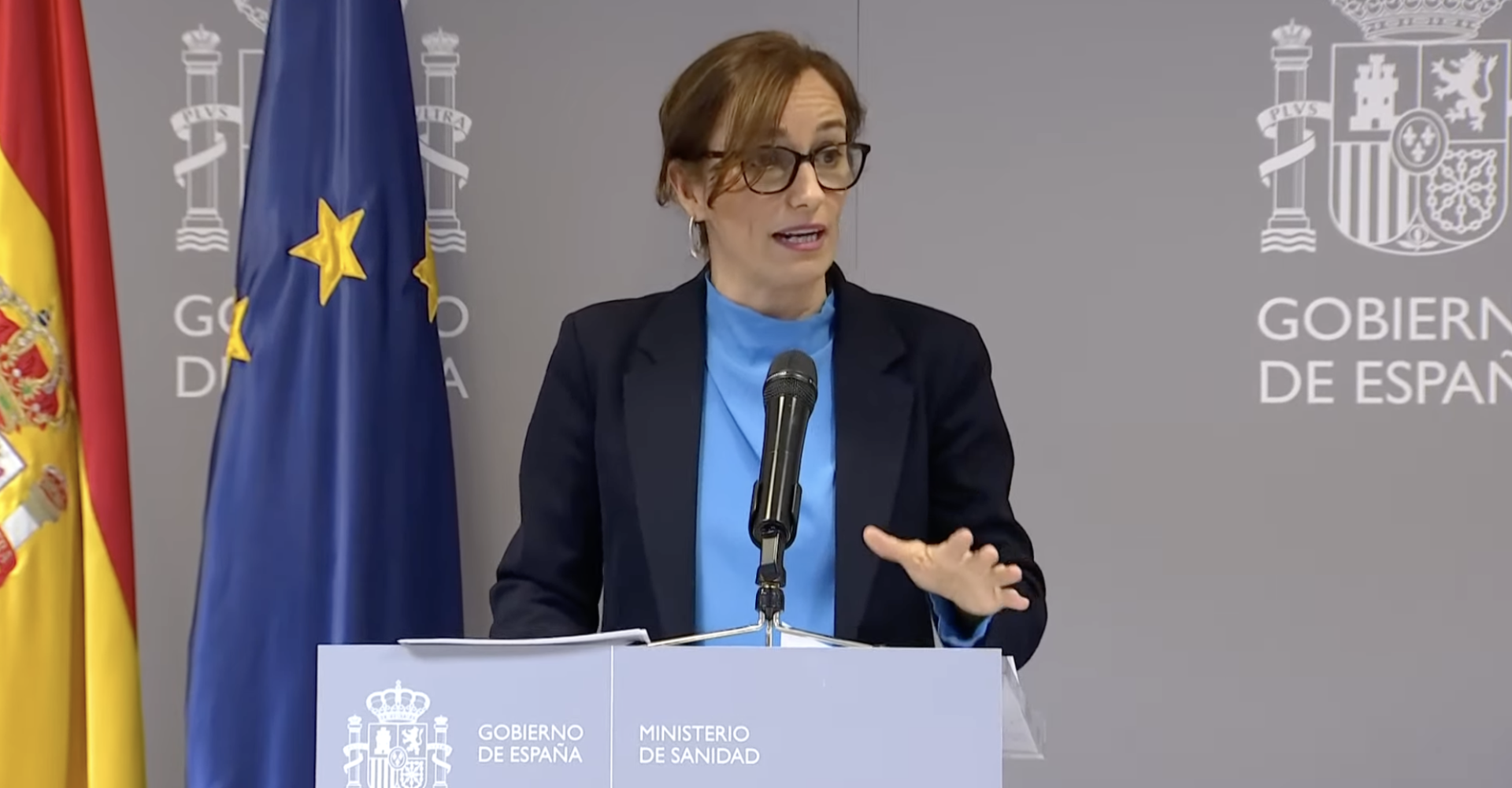 Ministra de Sanidad, Mónica García.