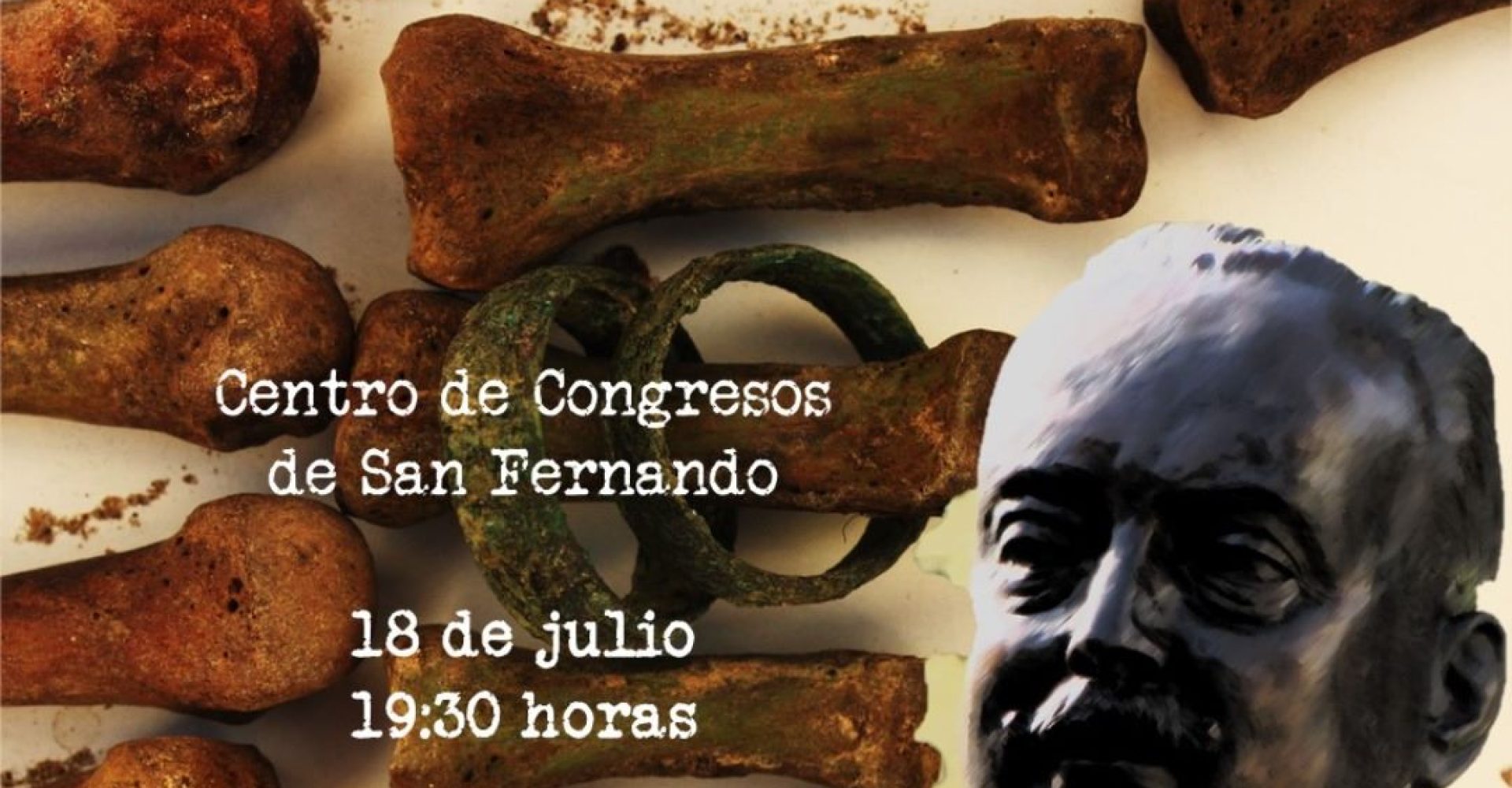 Cartel Acto de presentación de las primeras identificaciones de víctimas de la represión franquista en San Fernando