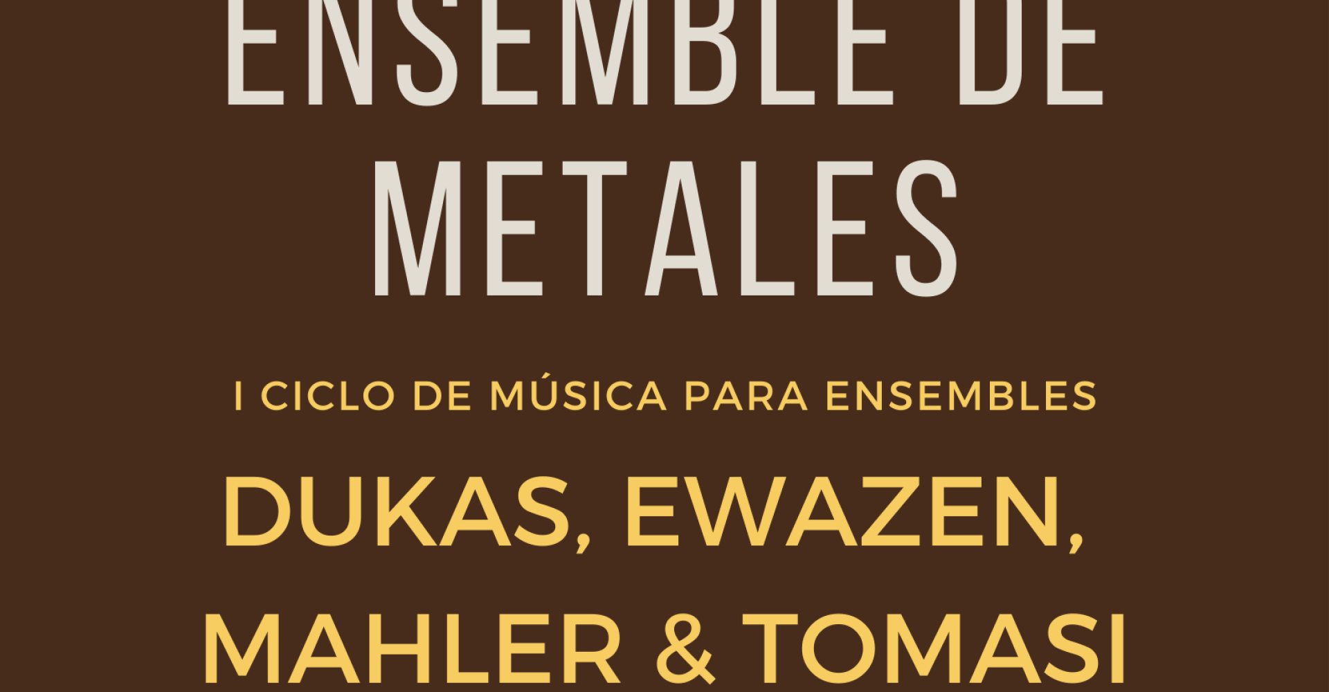 Cartel Ensemble Metales