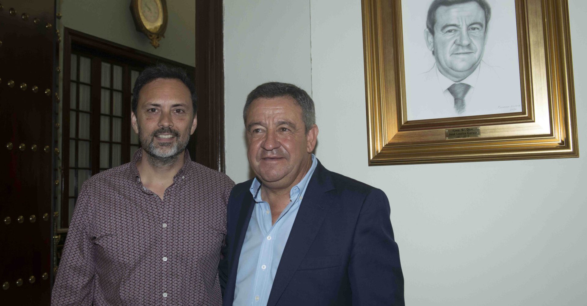 José Loaiza junto a Fernando Devesa