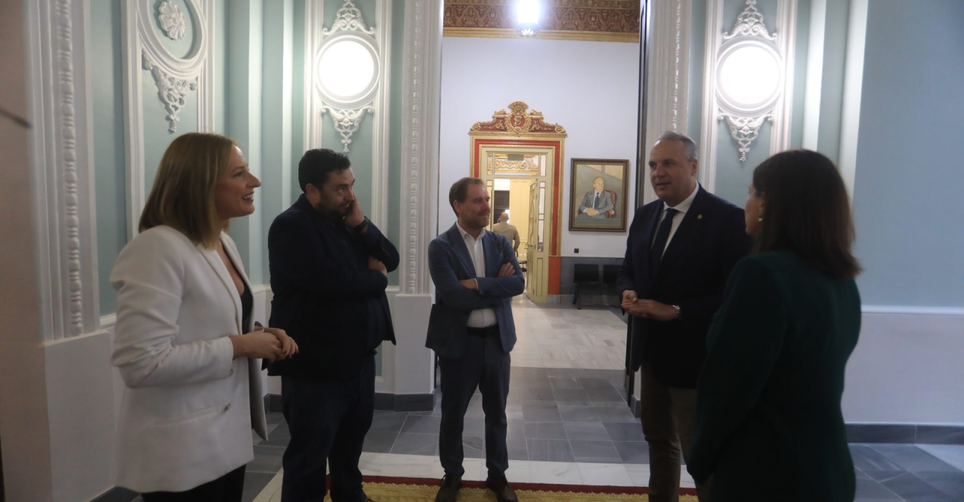 Juan carlos RB visita san fernando