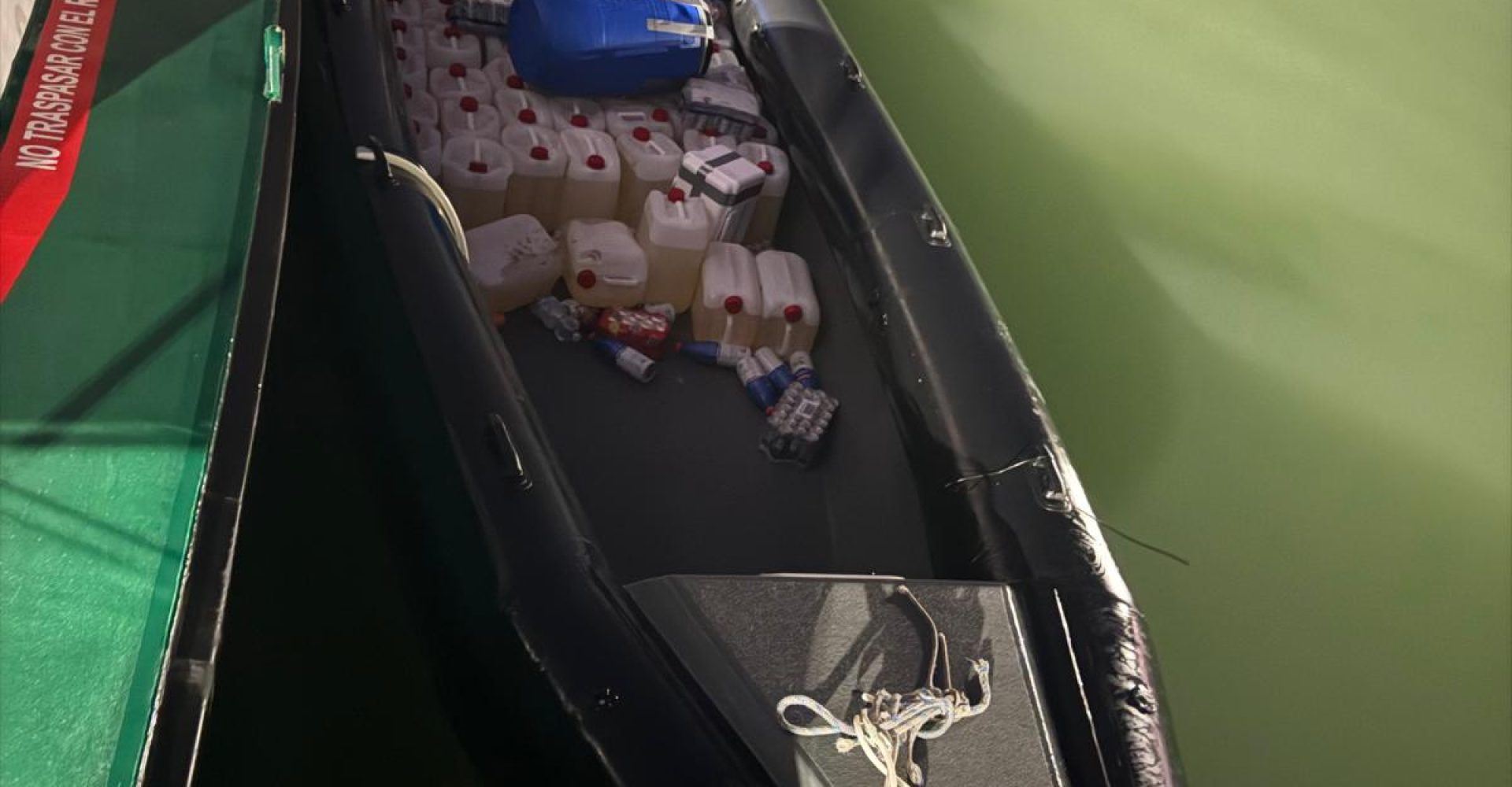 Lancha narcos incautada