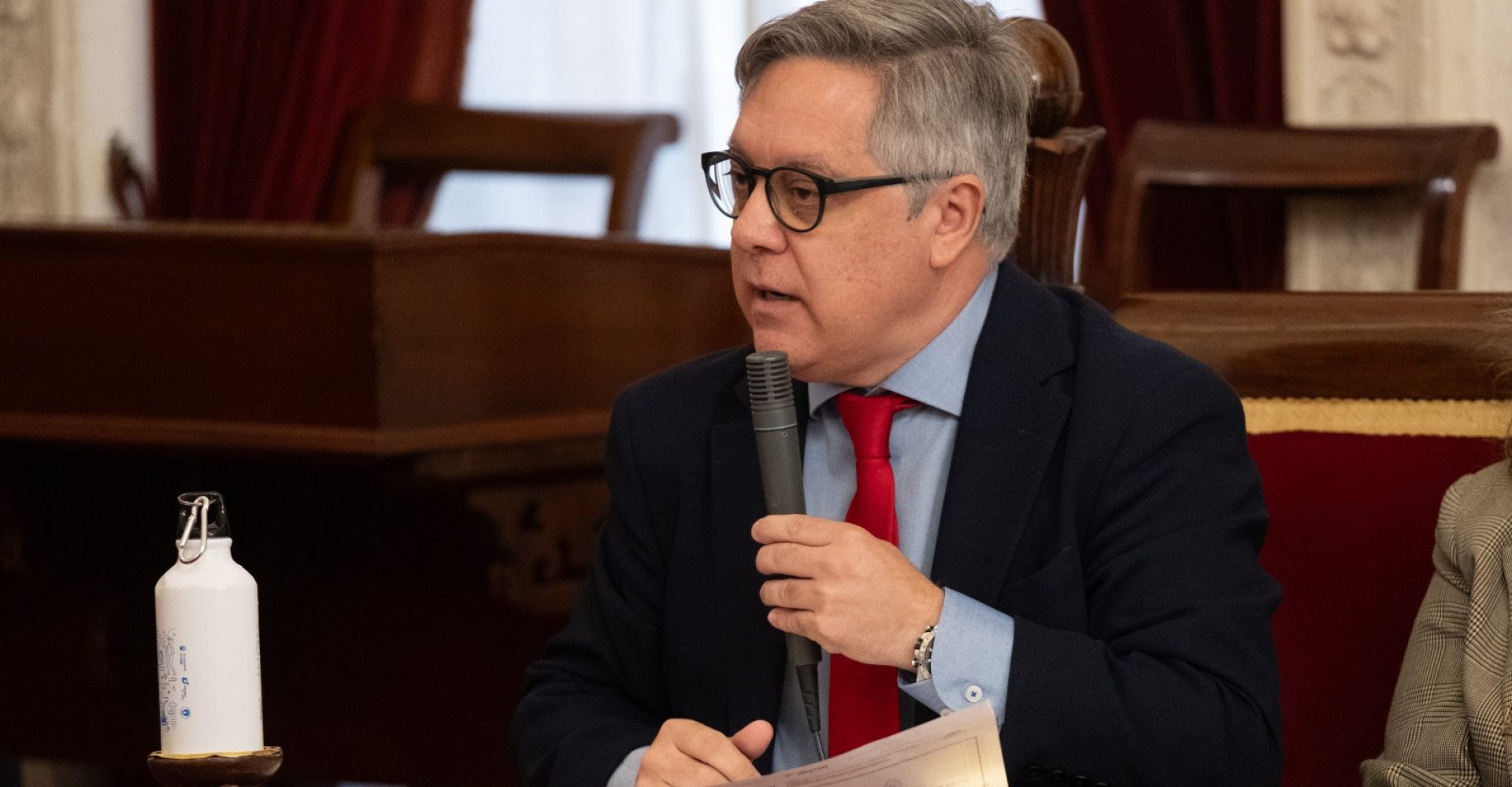 Óscar Torres. portavoz del grupo municipal socialista.