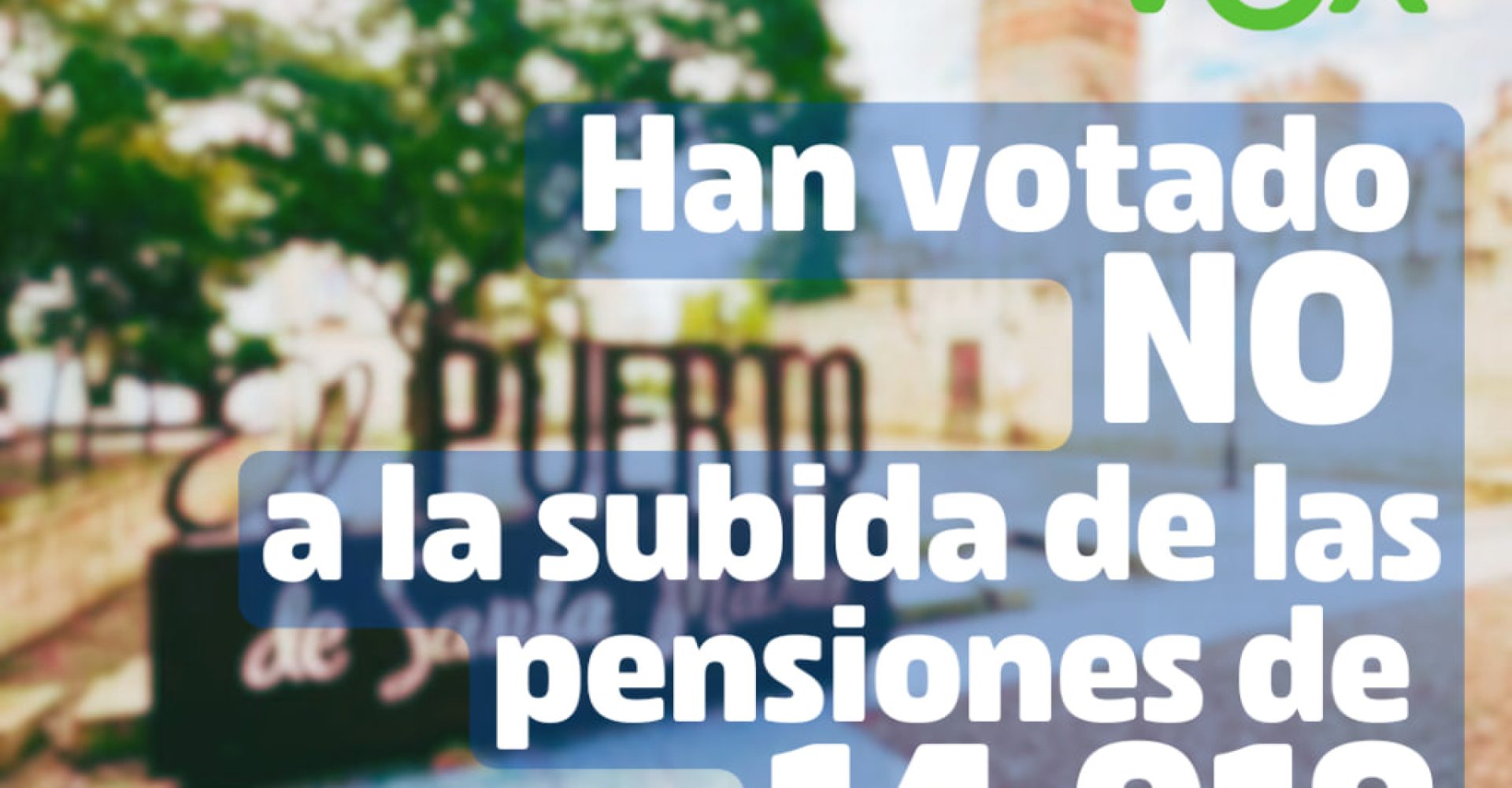 PP, VOX Y JUNTS VOTAN NO A LAS PENSIONES
