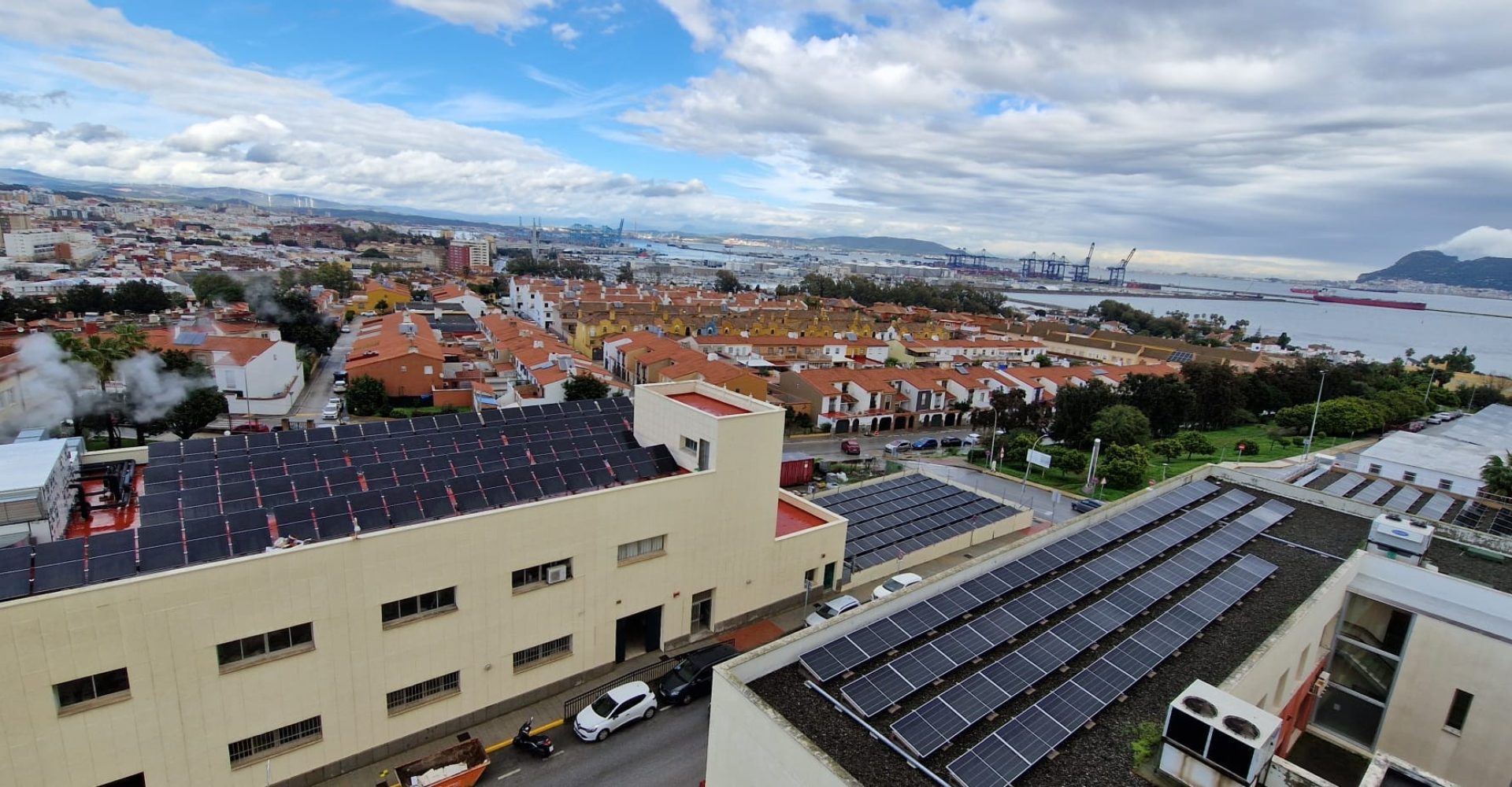 Placas solares HUPE Algeciras