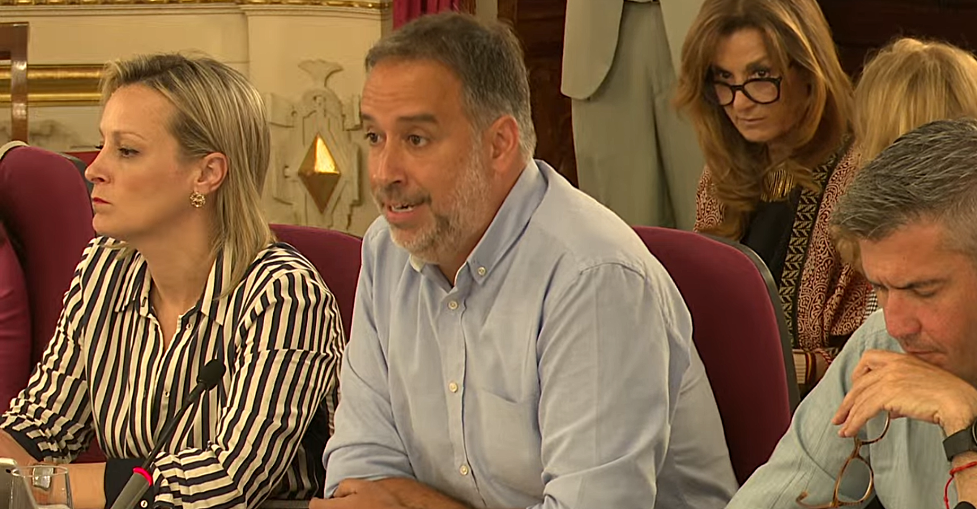 Ramón Galán, en el Pleno provincial de hoy.