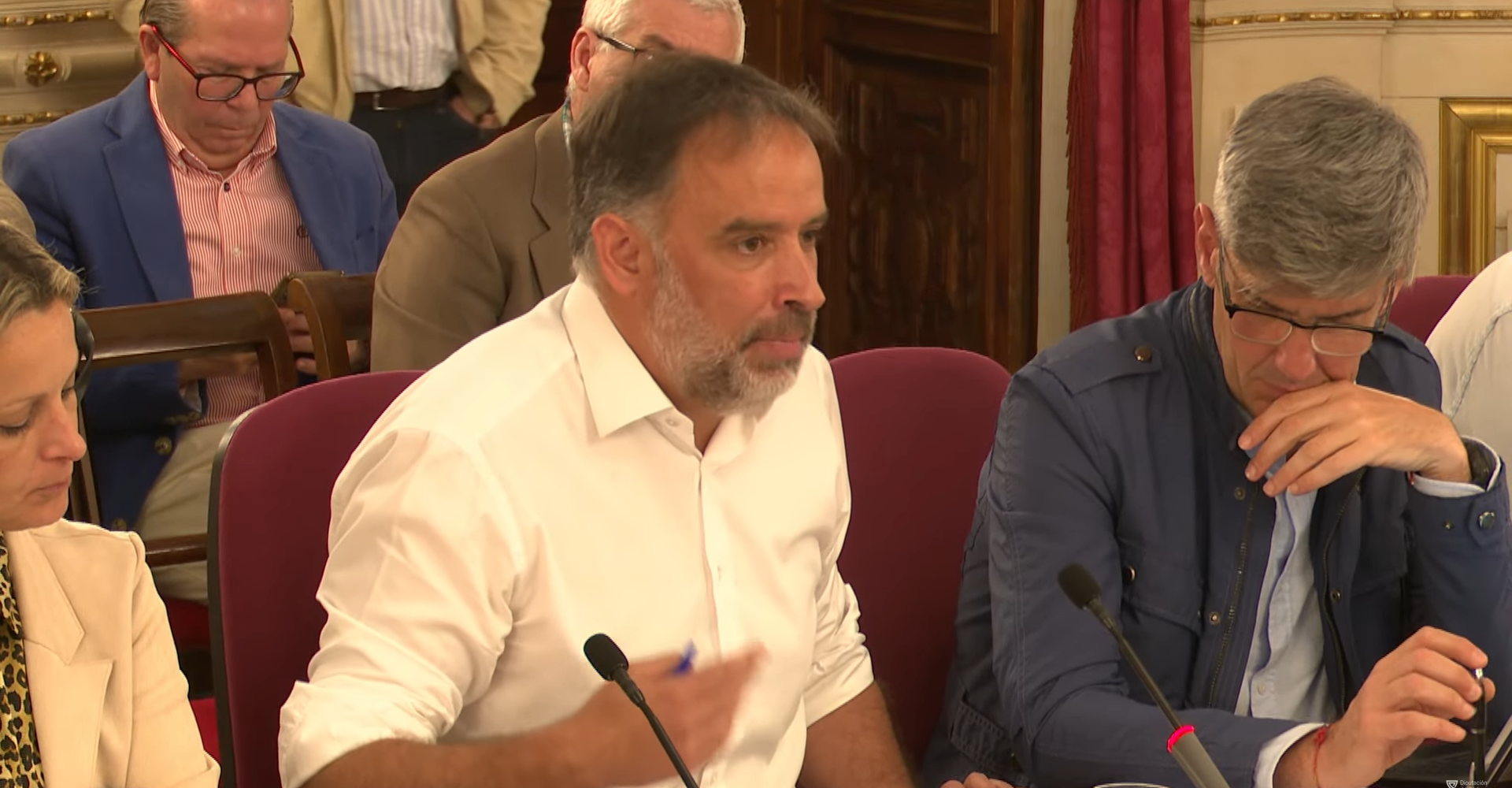 Ramón Galán, en un pleno reciente de la Diputación de Cádiz
