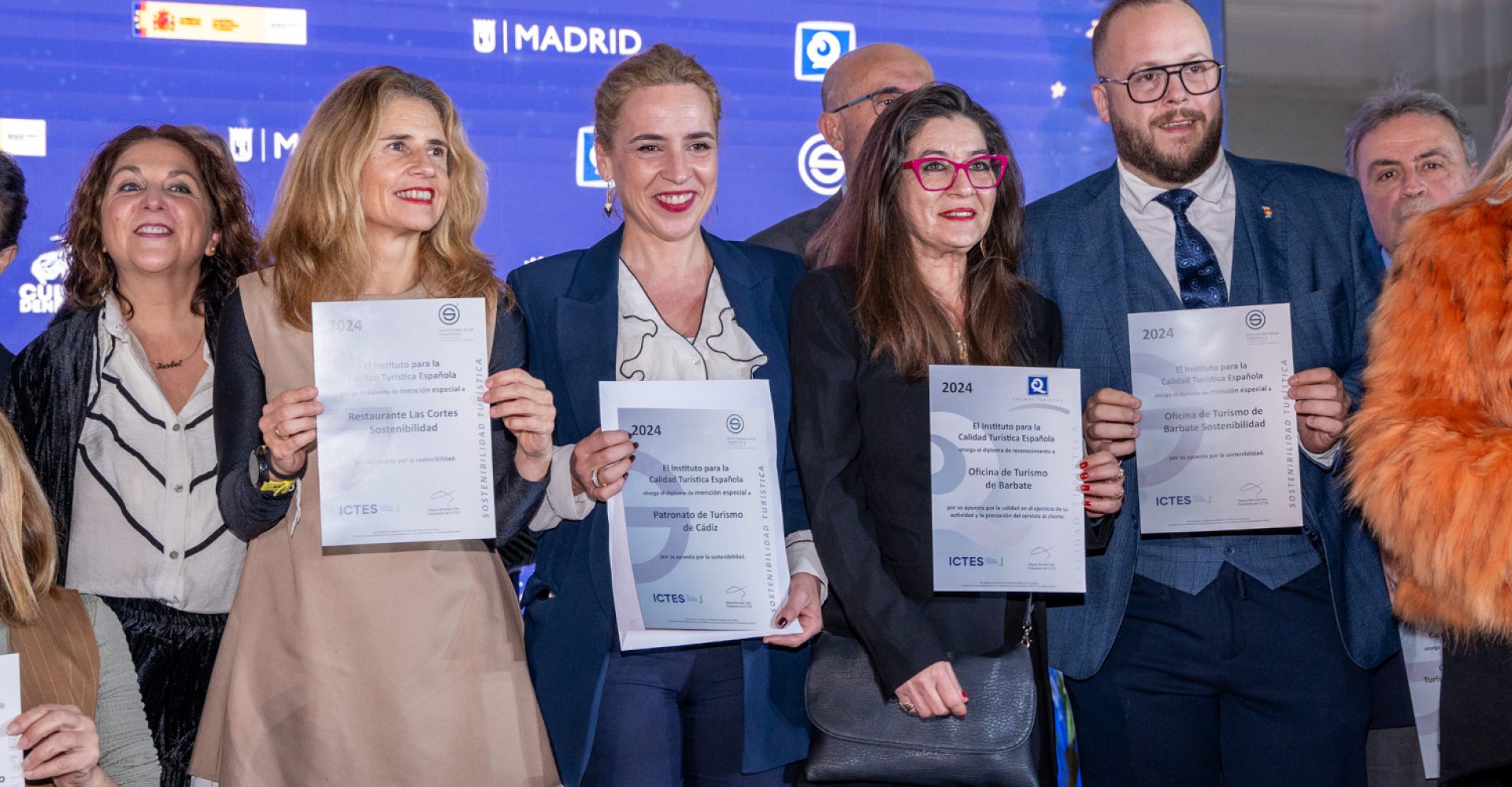 Sello S de sostenibilidad_presidenta de Diputacion y entidades reconocidas