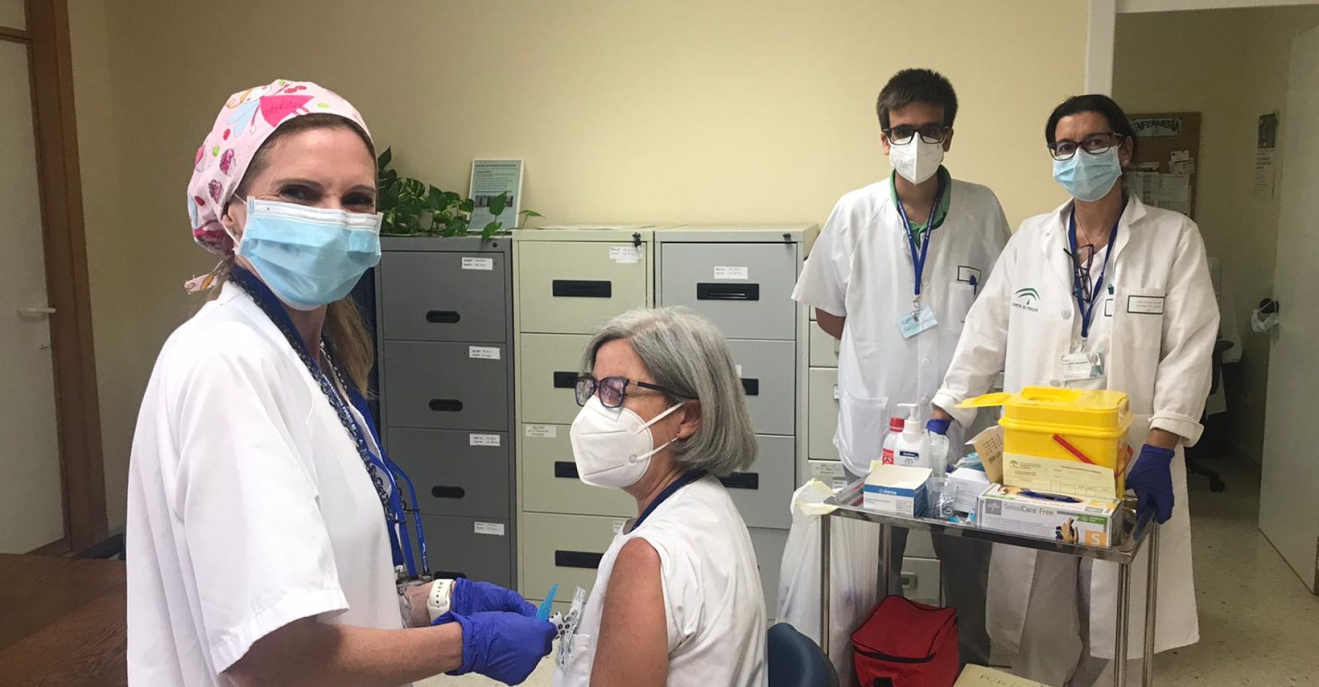 Vacunación profesionales Hospital Puerto Real