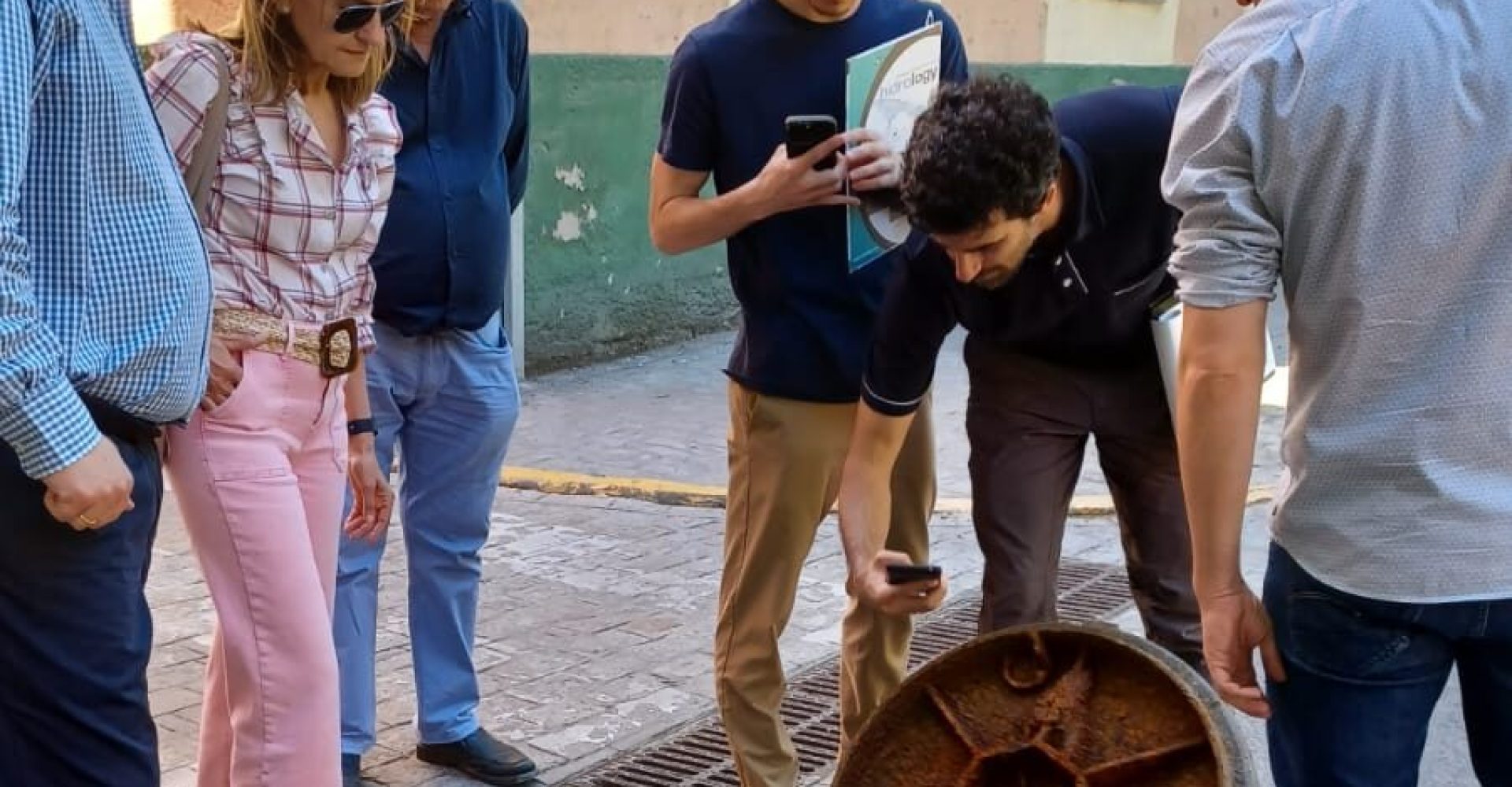 Visita PERTE calle Honduras