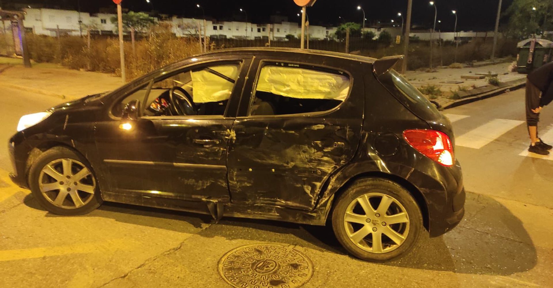 accidente avda. diputación