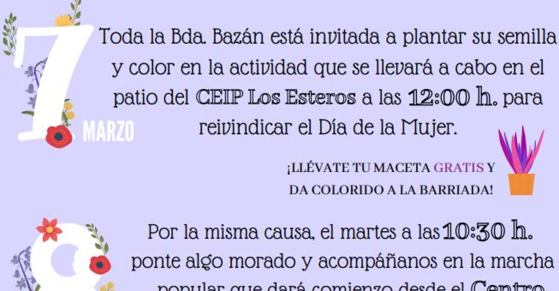 avv bazan Día de la Mujer