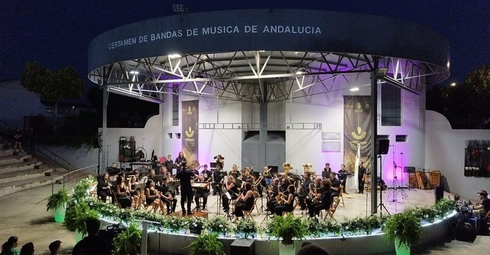 Banda Sinfónica de San Fernando actuando en el citado certamen. FOTO.- RRSS Banda de Música