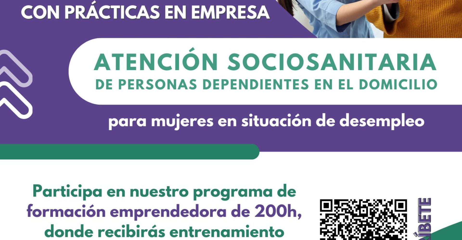 cartel curso ayuda a domicilio