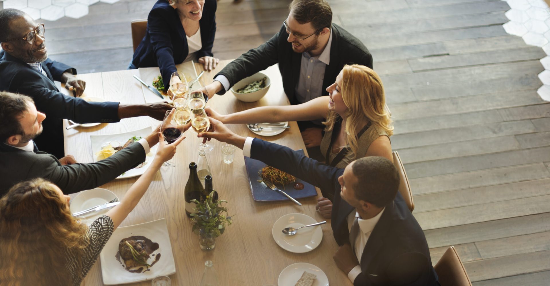 Business Team Celebration Party Success Concept