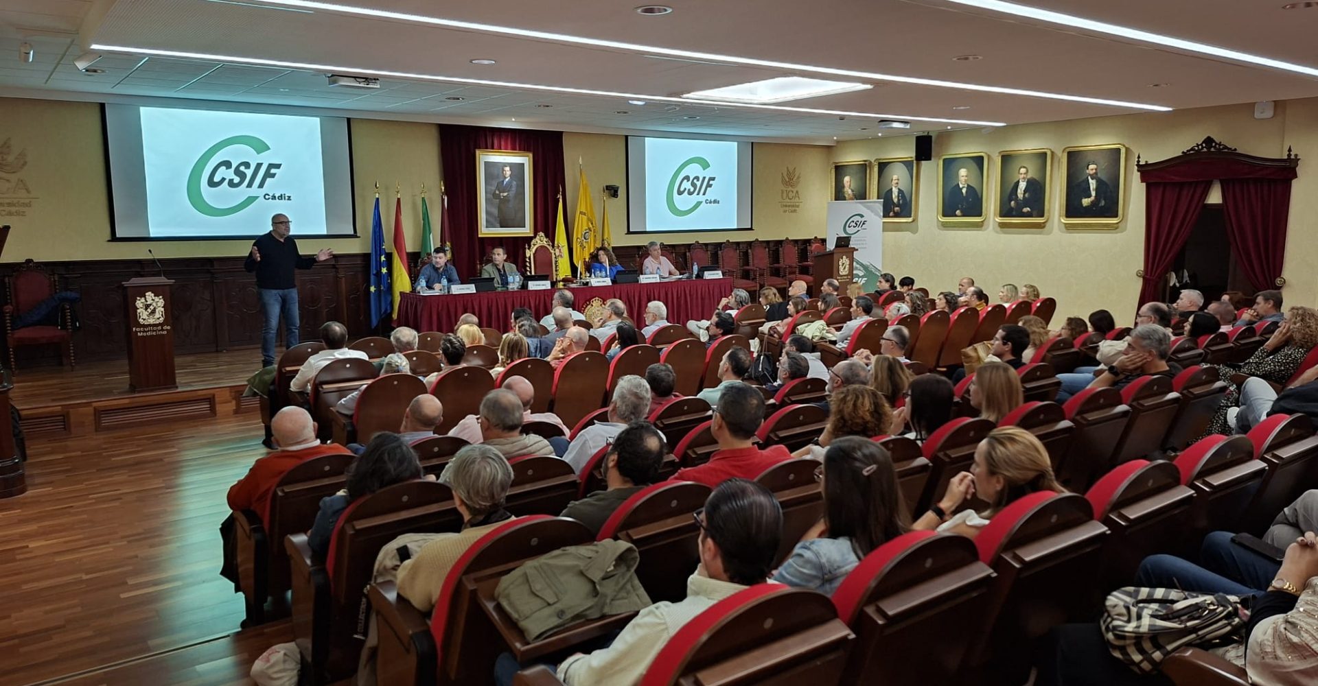 encuentro borra con delegados csif 4