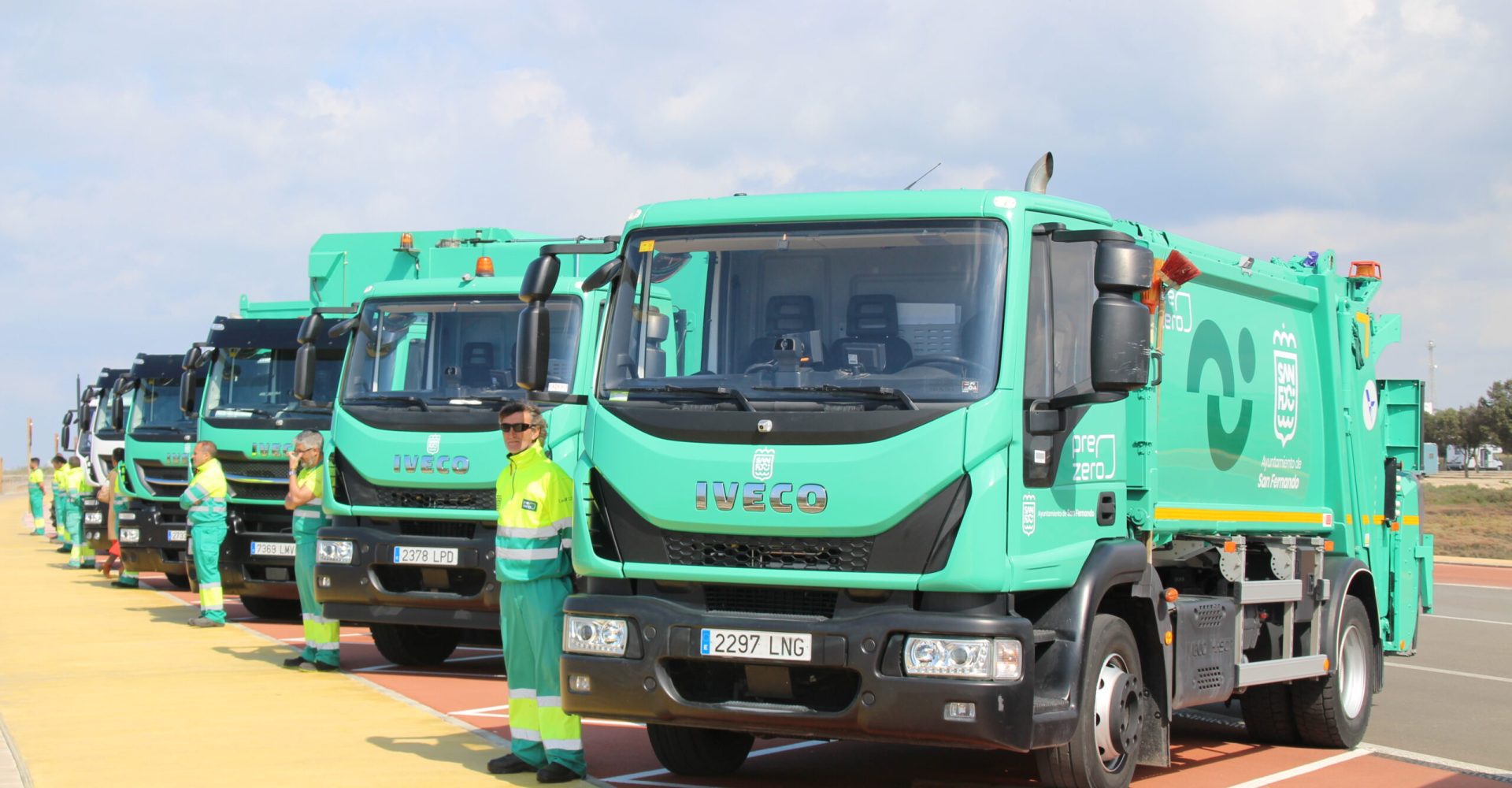 flota de vehículos de la limpieza y recogida de residuos